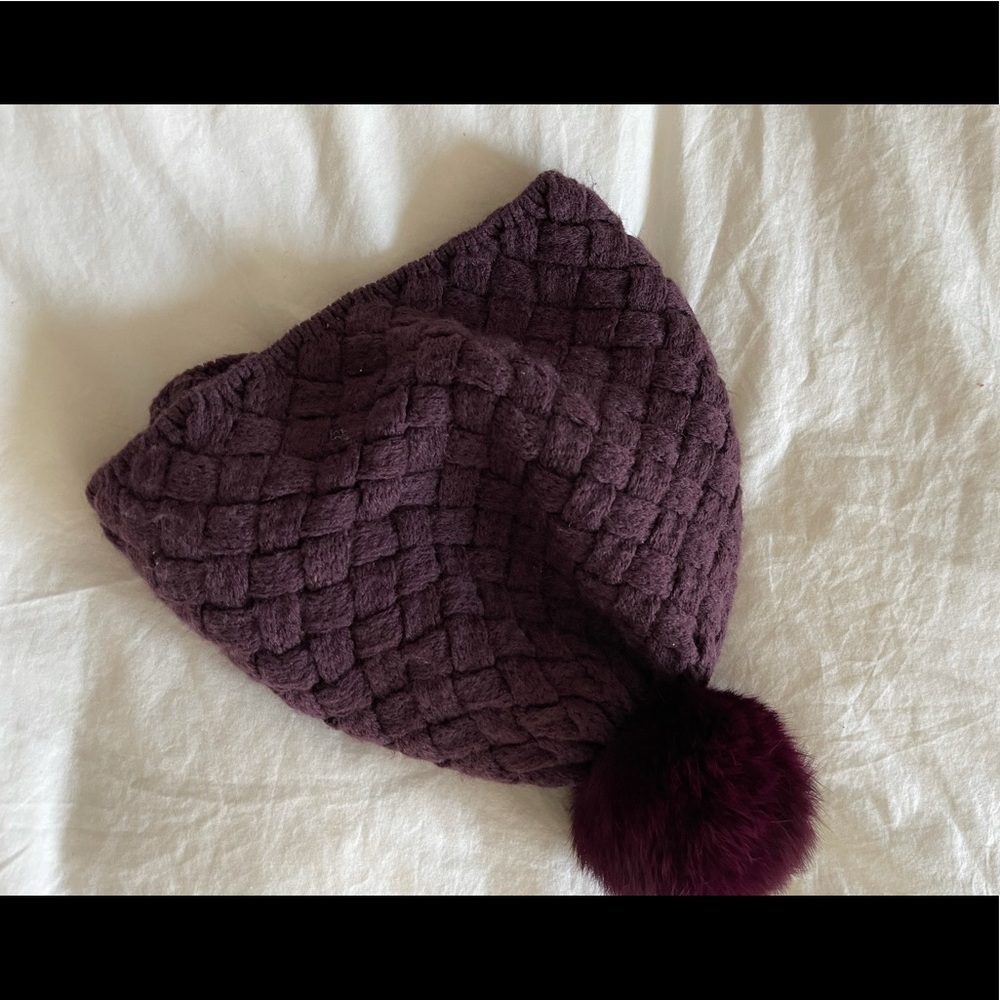 Hand-knitted hat